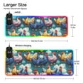 thumbnail image 3 of Colorful Chicken Cartoon Wireless Charging RGB Gaming Mouse Pad Large Keyboard Mat Rubber Base 13 Light Modes, 3 of 6