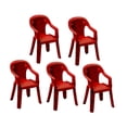 thumbnail image 2 of TISHITA 5 Pcs 1/64 Chaises de Diorama de Garage Ornements Simulation Mobilier d'Atelier Auto Rouge, 2 of 8