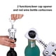 thumbnail image 4 of Abridor de botellas, sacacorchos de lujo con tapón, juego para camareros entusiastas del vino, anclajes de manga, acero inoxidable, 4 of 5