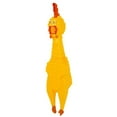 thumbnail image 1 of Animolds Squeeze Me Rubber Chicken Toy | Screaming Rubber Chickens for Kids | Novelty Squeaky Toy Chicken (Square Random Color), 1 of 4