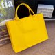thumbnail image 1 of Bolso Unisex Casual Bolsos de Hombro Gran Capacidad Sólido Moda Hobo Amarillo, 1 of 8