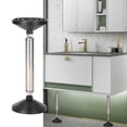 thumbnail image 3 of Baño, gabinete, puerta instalar varilla de soporte herramientas de elevación telescópicas soporte de elevación de ahorro de mano de obra para baño, Ajuste de 30 cm a 45 cm, 3 of 8