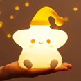 thumbnail image 2 of Cute Mini Night Light Lamp Silicone Led Bedroom Kids Gift, 2 of 5