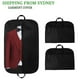 thumbnail image 5 of Bolsa para ropa Bewildely Armario traje de viaje colgante a prueba de polvo, 5 of 6