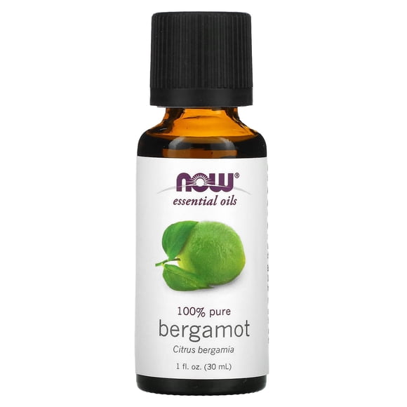 Aceite esencial NOW Bergamota 30 ml 100% puro prensado en frío vegano