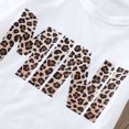 thumbnail image 4 of TAIAOJING Girls Short Sleeve Tops Short Family Blouse Clothes Outfits Summer Leopard Tee Shirt Matching Kids T Mommy And Baby Casual Tops Print For Toddler Me Sleeve Tops 1-2 Years, 4 of 7