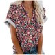 thumbnail image 1 of Mujeres Pantalones Cortos Impresos Blusas de Manga Corta Y Top Regular, Vestido de Moda de Verano Casual para Mujeres, 1 of 4