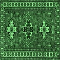 thumbnail image 1 of Ahgly Company Indoor Square Persian Emerald Green Traditional Area Rugs, 5' Square, 1 of 4