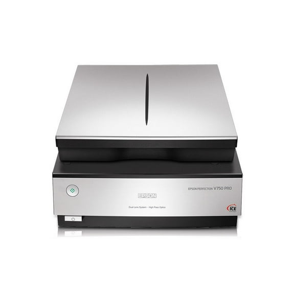Restored Epson Perfection V750-M Pro Flatbed Scanner, High-Resolution Professional Scanner for Photos, Film, and Documents (Refurbished)