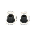 thumbnail image 2 of Uxcell T Shape Rubber Grommet Mount Dia 11mm/13mm,ID 7mm/8mm Seal Protection Cable Grommets Flexible, 2 of 5