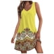 thumbnail image 1 of MKLEKYY Trajes De Baño Mujer Womens Summer Dresses 2024 Loose V Neck Sleeveless Swimsuit Coverup With Pockets Floral/Plain/Eyelet, 1 of 5