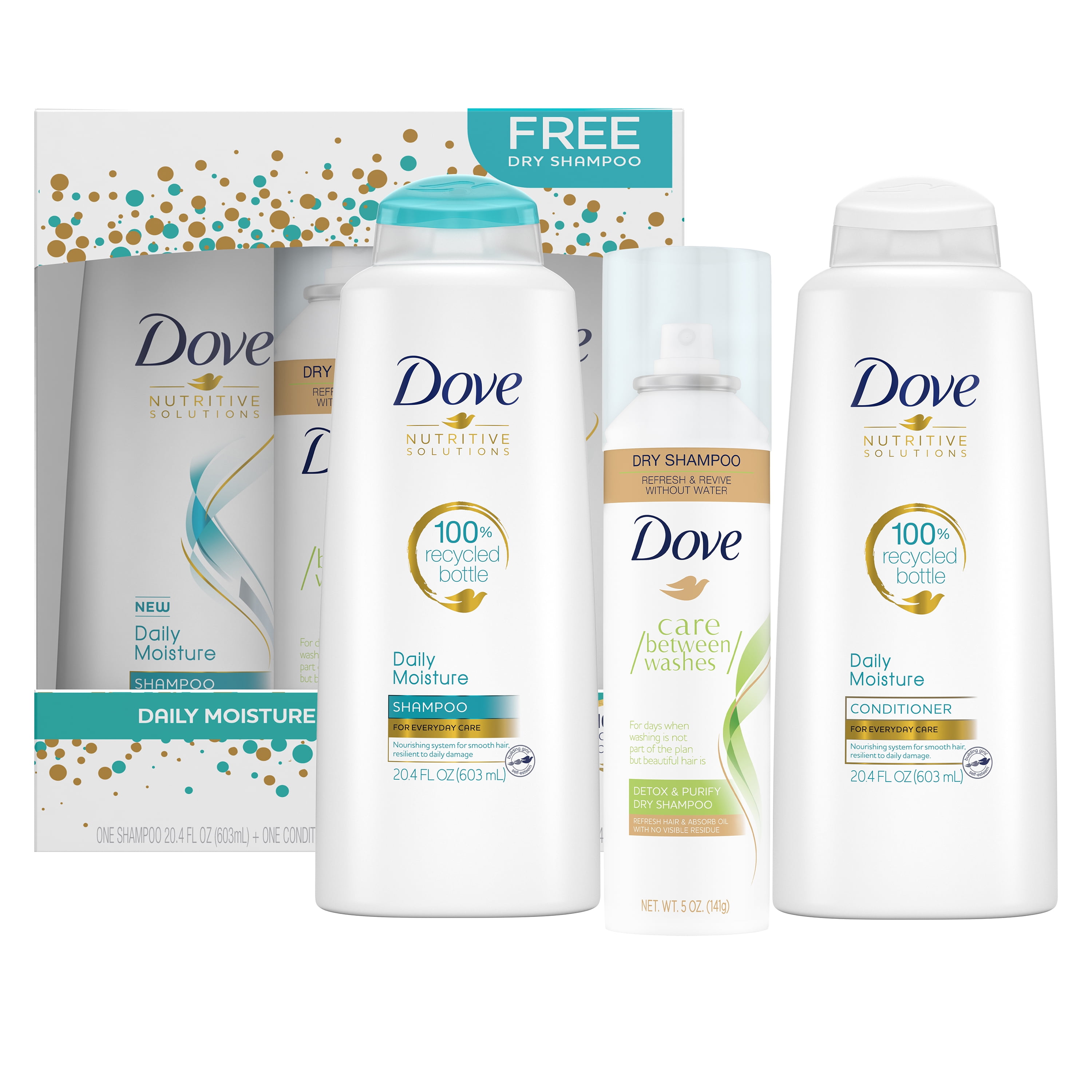 ($13 Value) Dove Nutrutive Solutions, Shampoo and Conditioner Gift Set