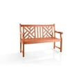 thumbnail image 1 of Vifah Malibu Outdoor 2-Seater Atlantic Bench, 1 of 4