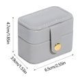 thumbnail image 3 of Lindbes Small Jewelry Ring Box  Mini Travel Jewelry Box  Portable Jewelry Storage Organizer Box  Travel Jewelry Ring Case, 3 of 5