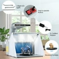 Costway Airbrush Sprayer Booth Kit Portable with LED Light&Filter Hose