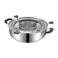 thumbnail image 1 of Lipstore Rotating Hotpot Pot Cookware Chinese Stockpot for Restaurant Household Pasta A, 1 of 8