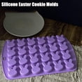 thumbnail image 2 of 2 Moldes Silicona Conejito Pascua para Chocolate,24 Cavidades,Molde para Galletas Conejito, Molde para Dulces de Gelatina de Conejo, Molde para Velas en Cubitos de Hielo, 2 of 5