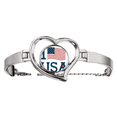 thumbnail image 1 of I Love Usa America de Cultura Pulsera pulsera de joyería en forma de corazón Unbranded M, 1 of 3