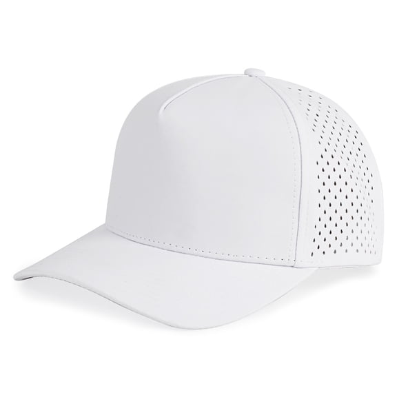 Mens Hats, Hats for Men, Women's Hats & Caps, Running Hat, Men's Hats & Caps, Men's Short Brim Baseball Cap Summer Thin Breathable Sports Snapback Caps for Women Adjustable Unisex Sun Hats, White