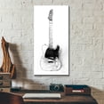 thumbnail image 4 of Epic Art 'Garage Band I' by Mike Schick, Acrylic Glass Wall Art, 12"x24", 4 of 8