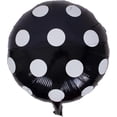 thumbnail image 1 of 10 Pack Black White Polka Dot Balloons 18 Inch Large Polka Dot Party Balloons for Wedding Birthday Party Festival Decoration Supplies Black, 1 of 1