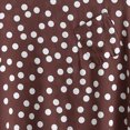 thumbnail image 4 of Viluyesy Women's T Shirts Short Sleeve Crew Neck Casual Graphic Print Loose Fit Summer Daily Tops Brown Size 4XL, 4 of 5