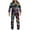 Color Skeleton Surfing, variant on Onesie Pajamas for Men Plus Size Drawstring Womens Novelty One-Piece Pajamas with Pocket Casual Loose Fit Sleepwear Playsuit Halloween Pumpkin Tombstone Print, Size 3XL