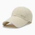 thumbnail image 4 of Baseball Cap Buckle Closure Sun Protection Breathable Solid Color Outdoor Hat for Women, 4 of 8