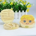 thumbnail image 2 of Baby Tooth Box Creative Wooden Lovely Baby Tooth Collection Box Keepsake Box, 2 of 6