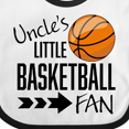 thumbnail image 4 of Inktastic Uncle's Little Basketball Fan Boys or Girls Baby Bib, 4 of 4