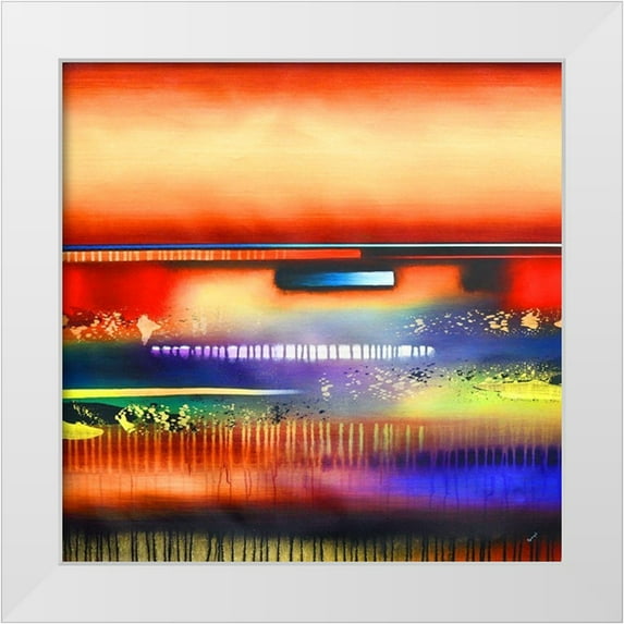 Springet, Mike 15x15 White Modern Wood Framed Museum Art Print Titled - Lightfast 7