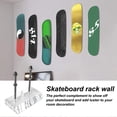 thumbnail image 4 of Skateboard Hanger 2PCS Wall Mount Deck Rack for Skateboards Deck Display and Storage, 4 of 7