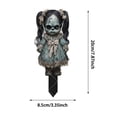 thumbnail image 3 of Halloween Outdoor Decorations Scare Crow Signs 8 Pack Acrylic Cutouts for Window & Yard Display Skeleton Pumpkin Design for Holiday Scenes, 3 of 4