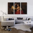 thumbnail image 2 of ARTCANVAS The Jewish Bride 1667 Canvas Art Print by Rembrandt van Rijn - Size: 60" x 40" (1.50" Deep) (3-Piece), 2 of 9