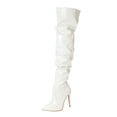 thumbnail image 5 of Dakaela Womens Over The Knee Thigh High Boots Stiletto High Heel Long Tall Boot Pointed Toe Sexy Shoes, 5 of 6