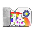 thumbnail image 2 of ZICANCN Car Sun Shades Front Windshield, Love Flowers Rainbow Automotive Front Window Sun Shield Visor, Small Size, 2 of 9