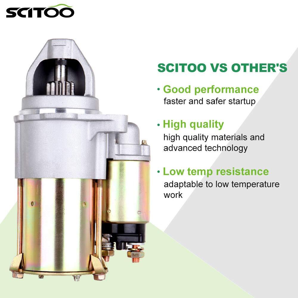 SCITOO Starters 6493 SDR0277 fit for Chevrolet Cobalt 2005 for Saturn