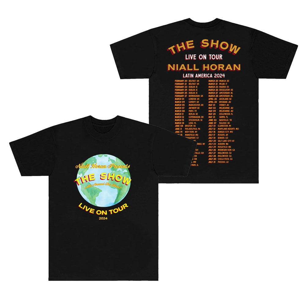 Niall Horan Merch T-Shirts 2024 The Show Tour Merch T Shirts