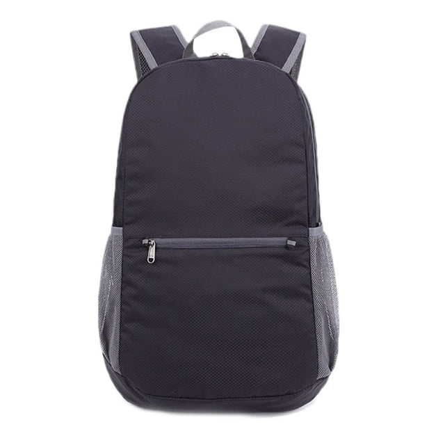 Minnieouse multifuncional versátil y duradera de nylon para aventuras de por vida Múltiples bolsas Viajes de trabajo al aire libre Mochilas Negro 15L
