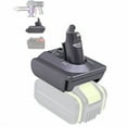 thumbnail image 1 of For Green*works 24V Lithium Batteries Compatible with For Dy*son V6 Vacuum Cleaners Power Tools GRW24V6 Battery Adapter Converter, 1 of 9