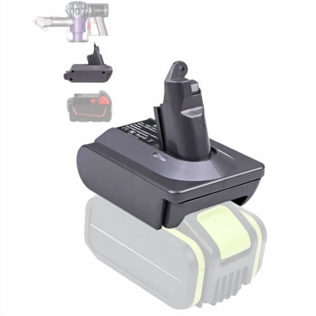 For Green*works 24V Lithium Batteries Compatible with For Dy*son V6 Vacuum Cleaners Power Tools GRW24V6 Battery Adapter Converter