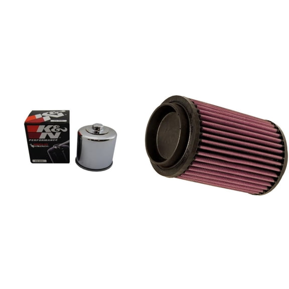 K&N Air and Oil Filter Chrome Kit for ATV/UTV POLARIS Sportsman 400 4x4 2005