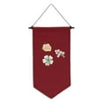 thumbnail image 1 of Uxcell Blank Canvas Banners, Pin Display Wall Banner for Home Decor, Wine Red, 1 of 7