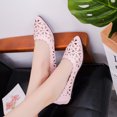 thumbnail image 1 of zapatos planos huecos zapatos planos huecos de pu zapatos planos huecos poco profundos zapatos planos elegantes Zapatos planos de cuero de PU para mujer Zapatos planos sin cordones ANGGREK FE1713, 1 of 1