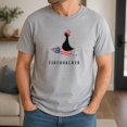 thumbnail image 6 of Veylor Haus Firequacker Funny 4th of July Goose, Patriotic USA Graphic, Unisex Cotton Summer Shirt, 6 of 9
