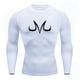 thumbnail image 3 of Camisa de compresión con estampado de Anime para hombre, Top deportivo elástico de manga larga, transpirable, absorbente de sudor, secado rápido, negro, blanco y gris, 3 of 5