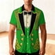 thumbnail image 1 of Ceisia St. Patrick's Day Men's Unisex Hawaiian Shirt | Summer Beach Casual Short Sleeve Button Down Gift Printed Top, 1 of 9