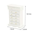 thumbnail image 2 of lionlar Armoire Miniature 1/12 Mini Tiroir Armoire Décoration Maison de Poupée Accessoires Photo Miniature, 2 of 7