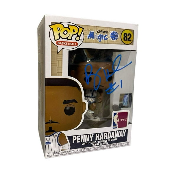 Funko Pop Penny Hardaway #82 NBA Orlando Magic Signed Autographed PSA