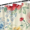 thumbnail image 3 of Pioneer Flower Floral Print Pattern Shower Curtain 36"x72" ,Bathroom Decorative Shower Curtains Set with 12 Hooks,Modern Waterproof Washable Shower Curtain, 3 of 6